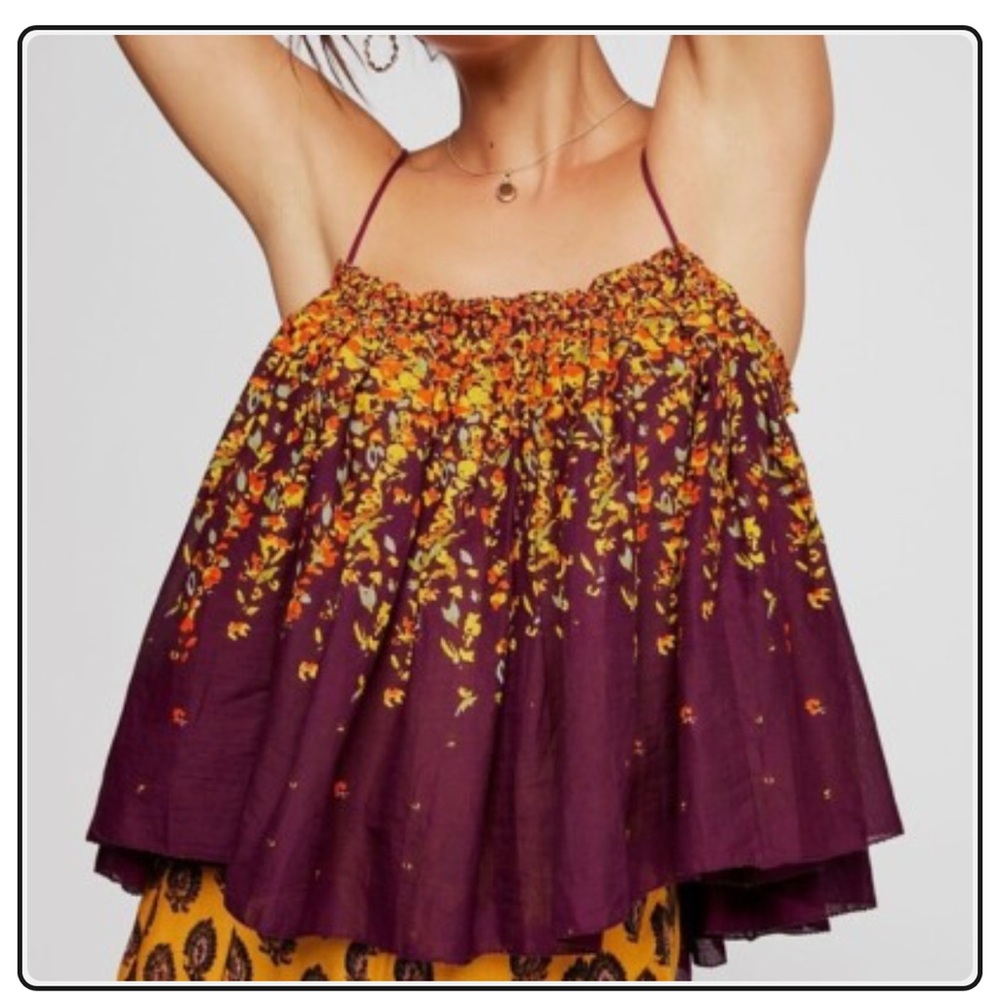 Free People Instant Crush Floral Cami, Size Small